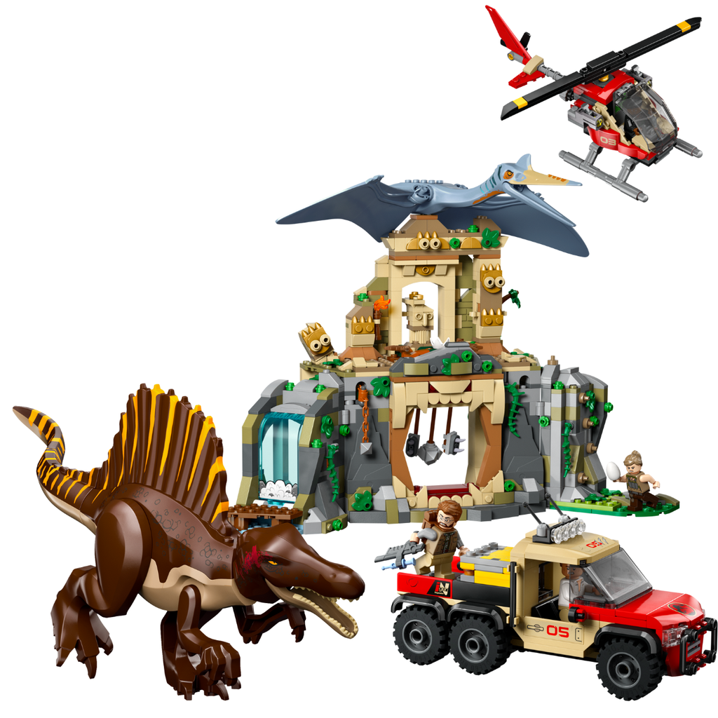 kz LEGO 76976 Jurassic Spinosaurus N Quetzalcoatlus Air Mission
